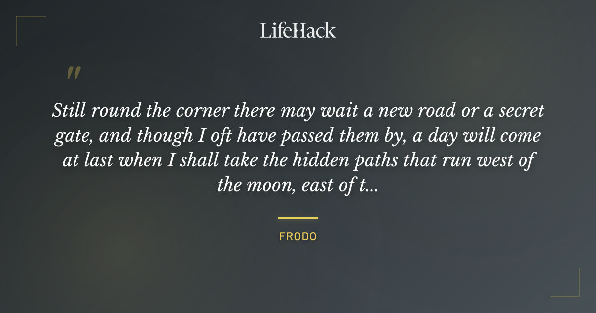 Quote by Frodo