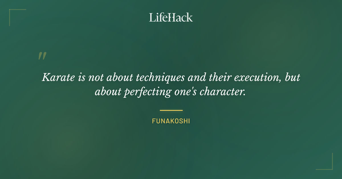 Quote by Funakoshi