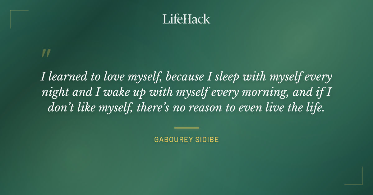 Quote by Gabourey Sidibe