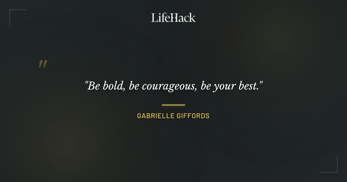 Quote by Gabrielle Giffords