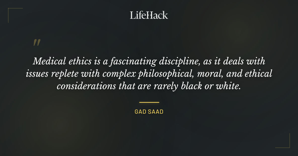 Quote by Gad Saad