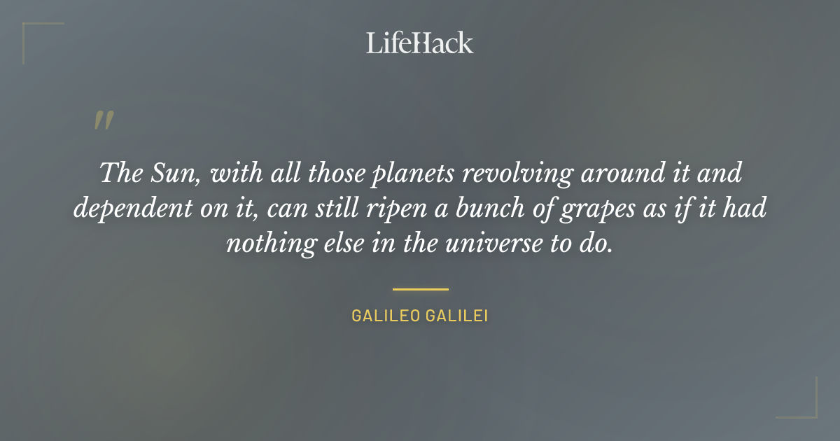 Quote by Galileo Galilei