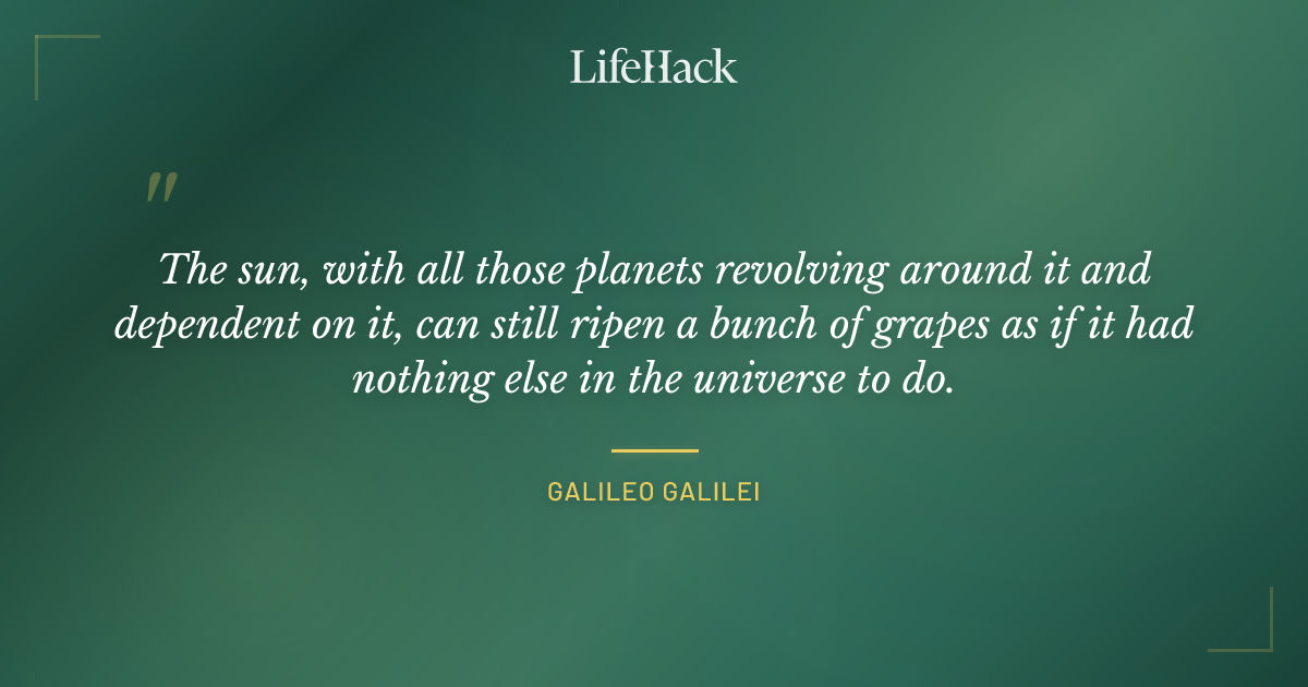Quote by Galileo Galilei