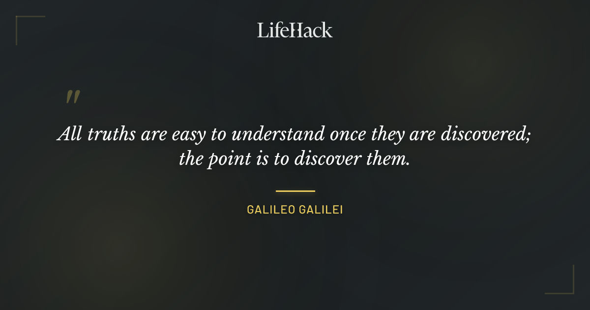 Quote by Galileo Galilei