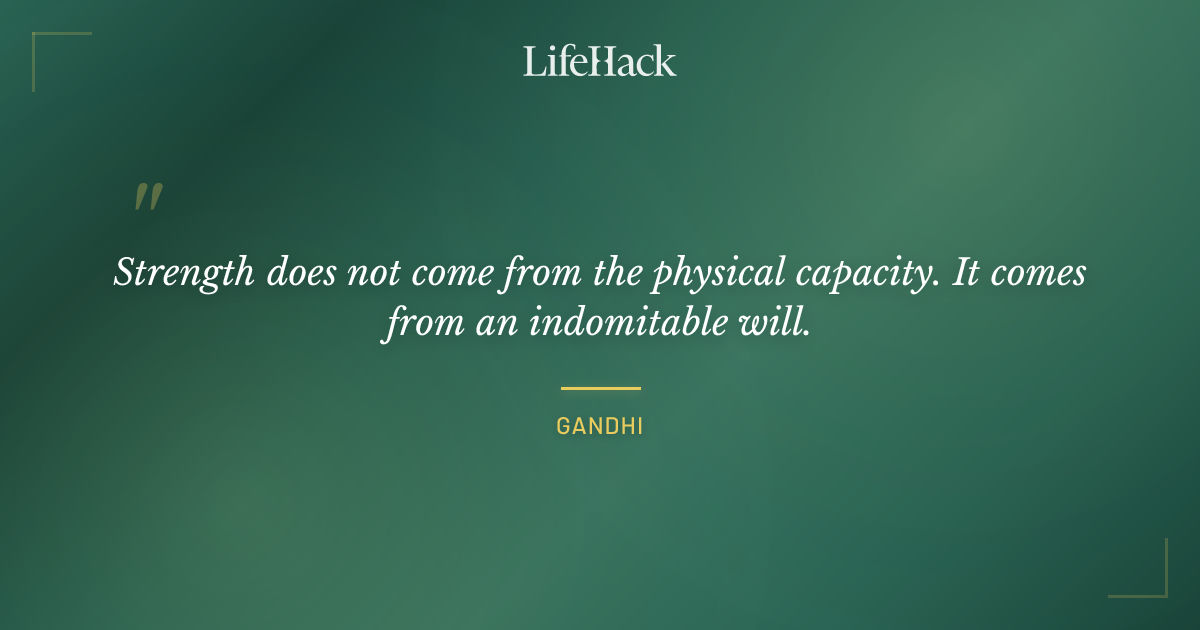Quote by Gandhi