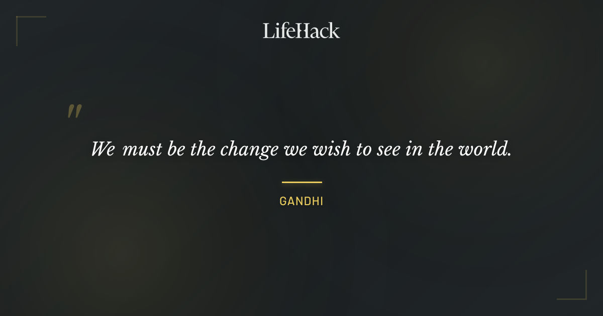 Quote by Gandhi