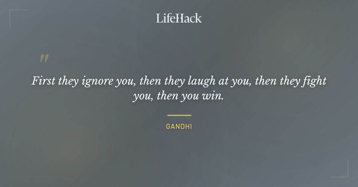 Quote by Gandhi
