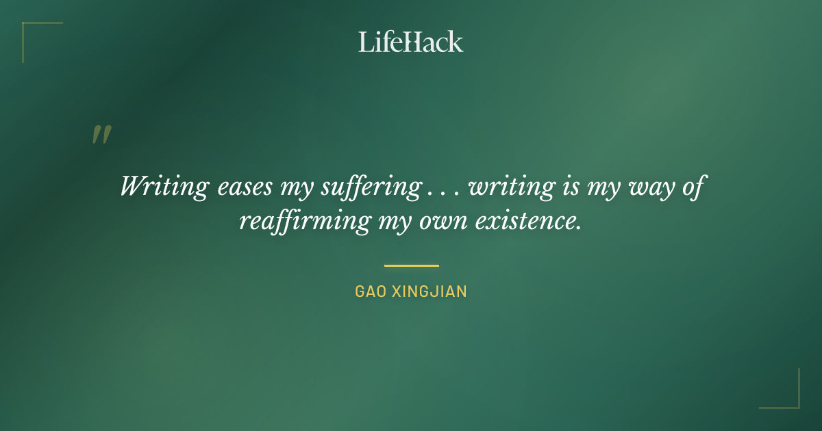 Quote by Gao Xingjian