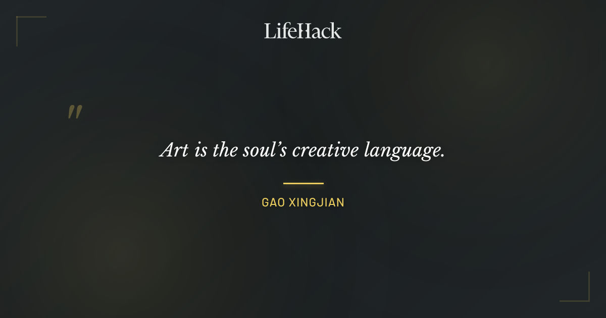 Quote by Gao Xingjian