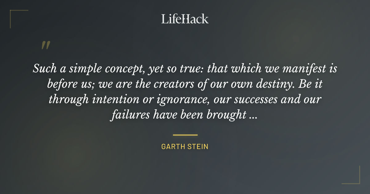 Quote by Garth Stein