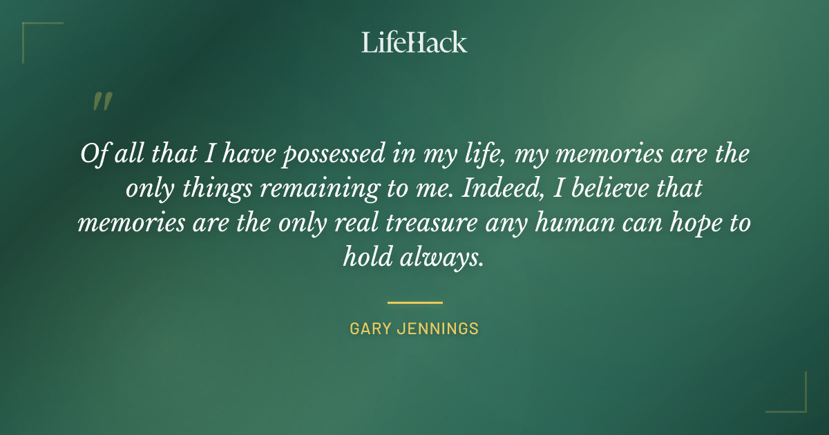 Quote by Gary Jennings