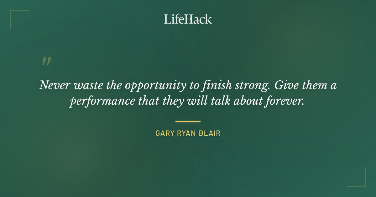 Quote by Gary Ryan Blair