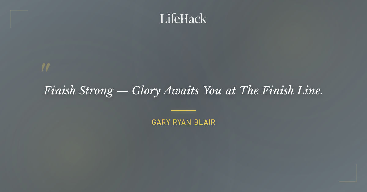 Quote by Gary Ryan Blair