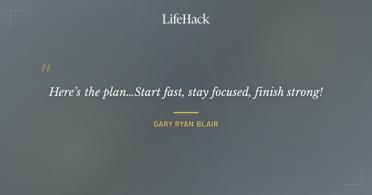 Quote by Gary Ryan Blair