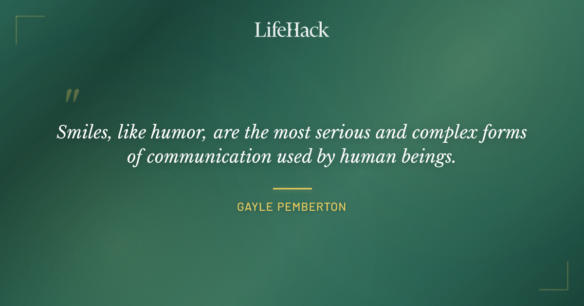 Quote by Gayle Pemberton