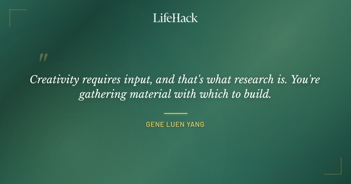 Quote by Gene Luen Yang