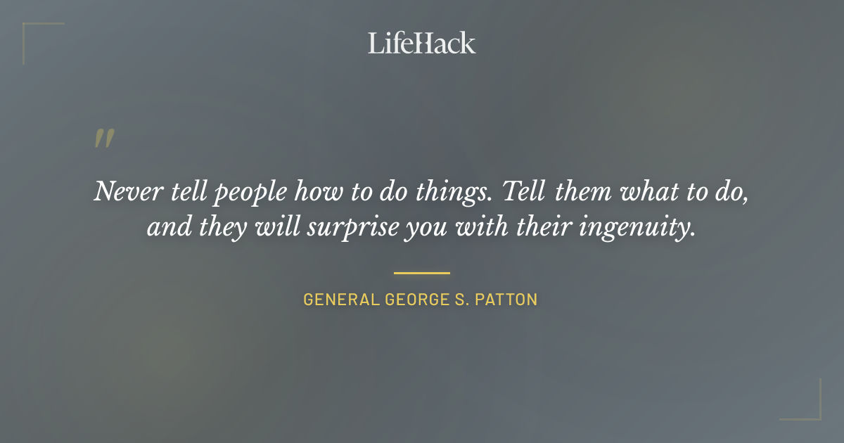 Quote by General George S. Patton