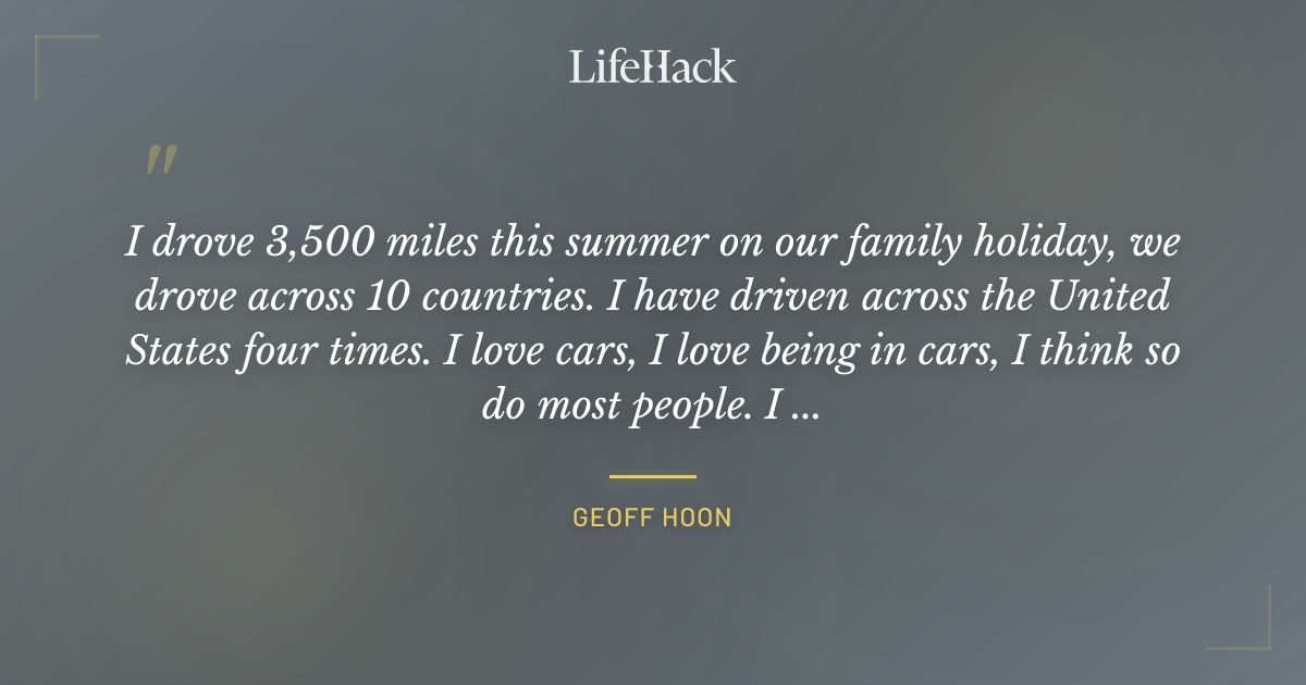 Quote by Geoff Hoon