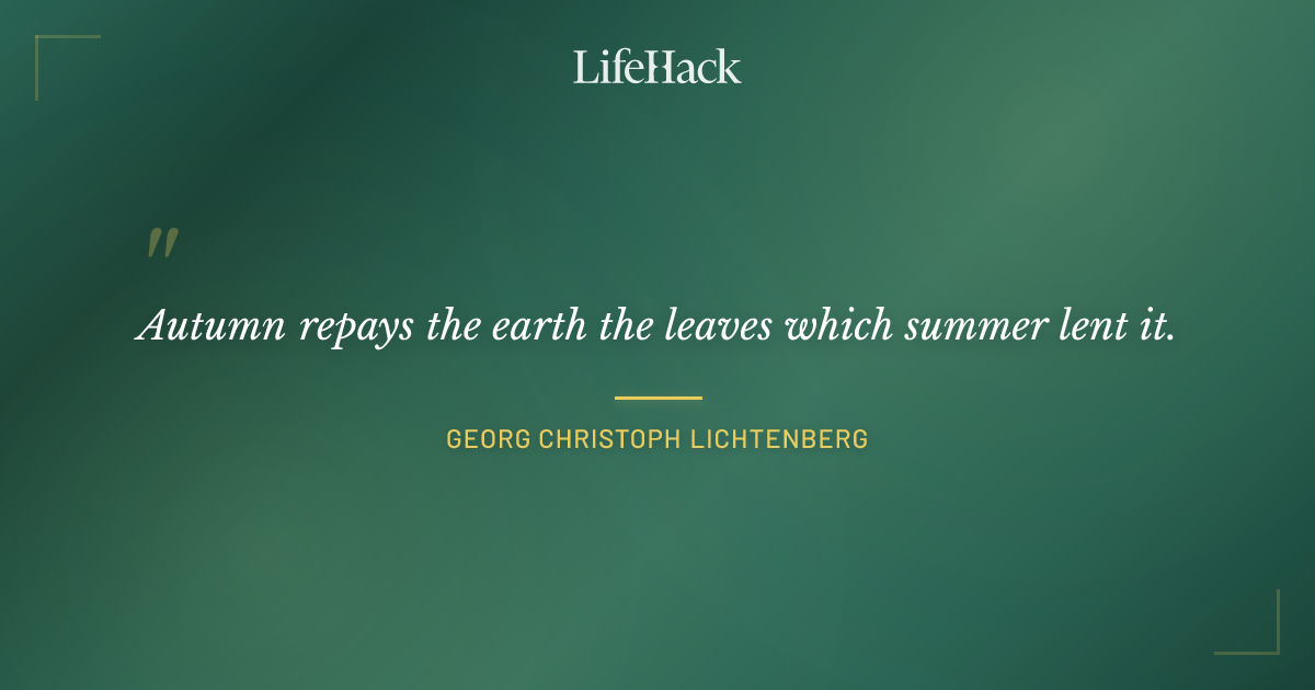 Quote by Georg Christoph Lichtenberg