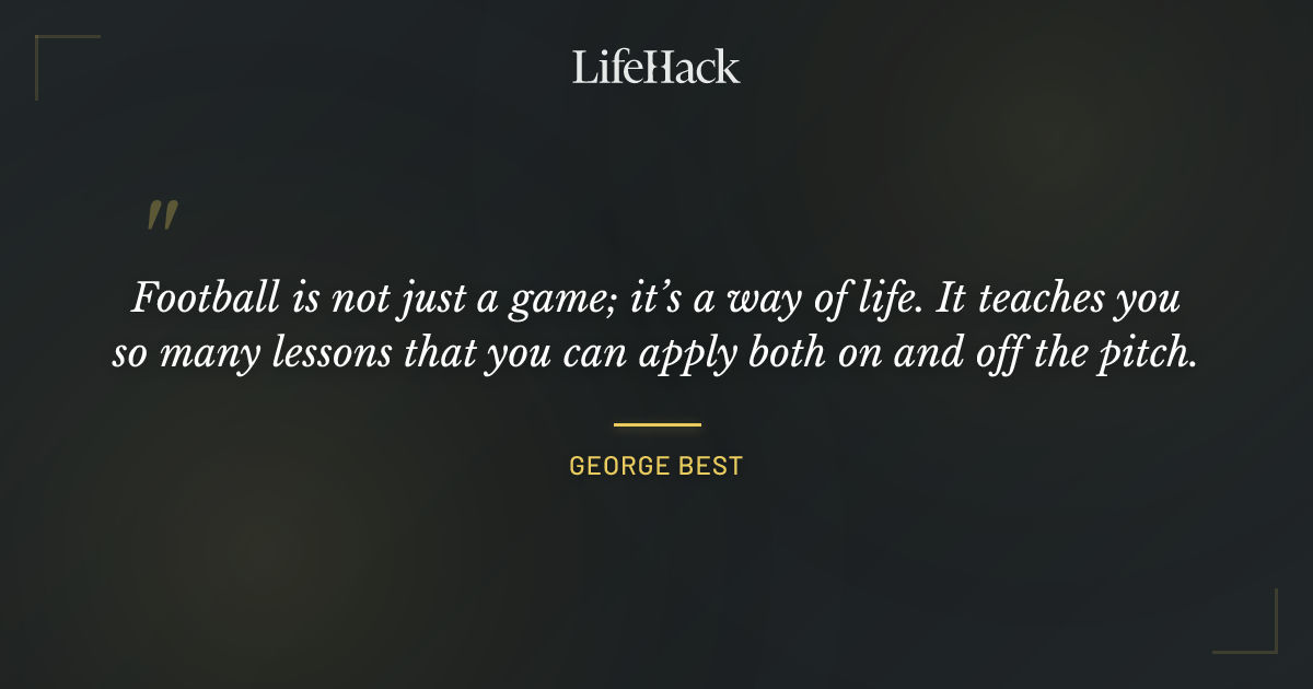 Quote by George Best