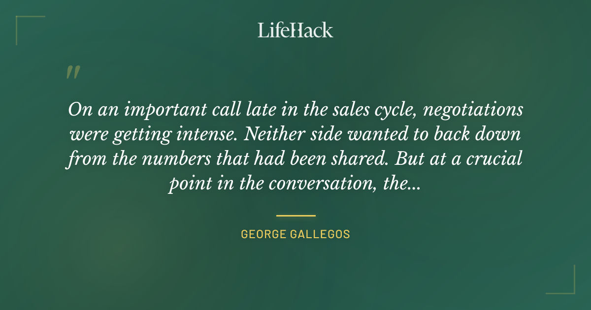 Quote by George Gallegos