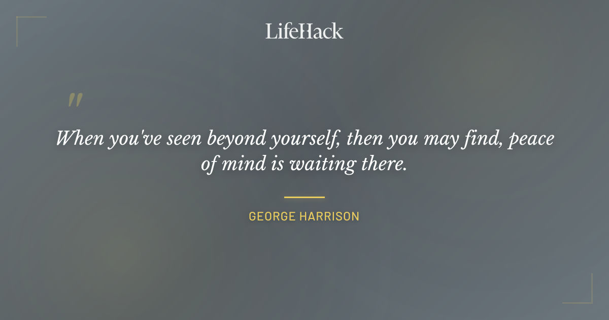 Quote by George Harrison