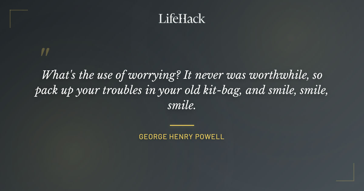 Quote by George Henry Powell