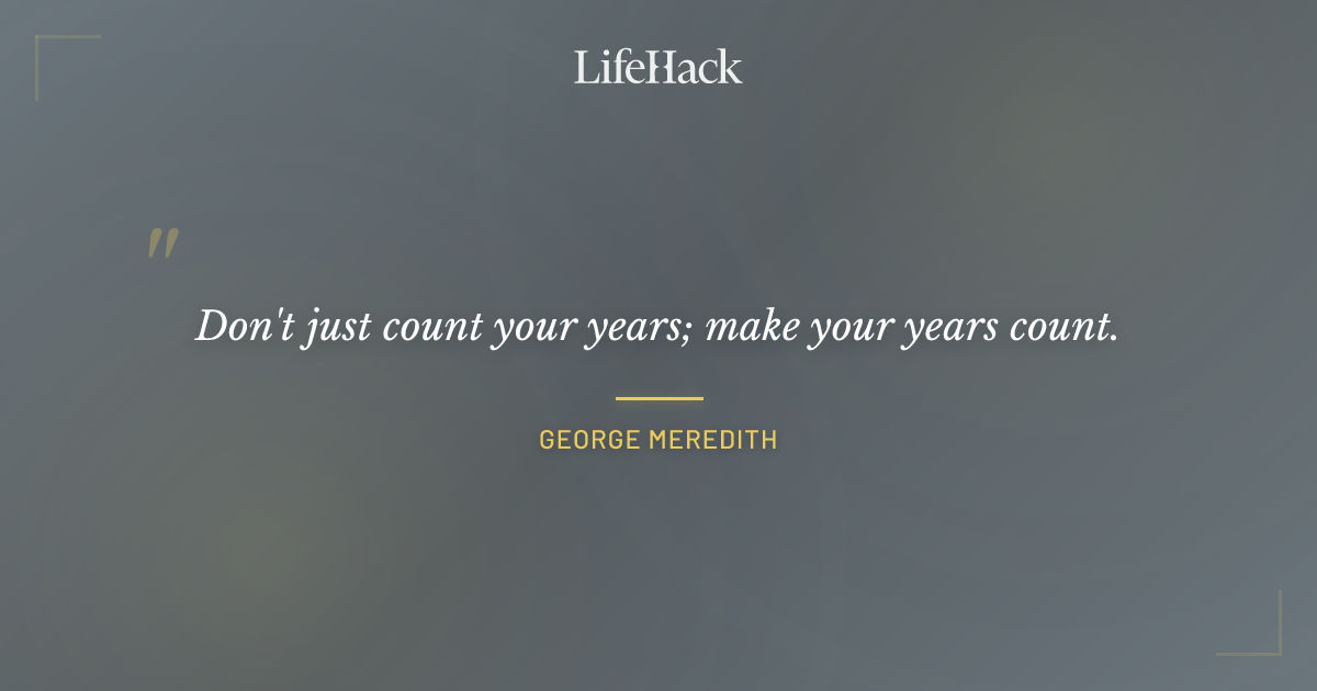 Quote by George Meredith