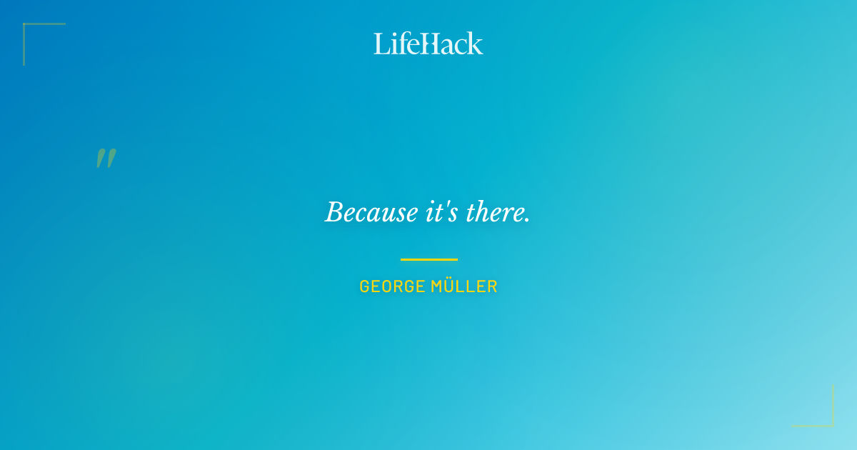 Quote by George Müller