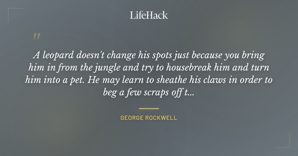 Quote by George Rockwell