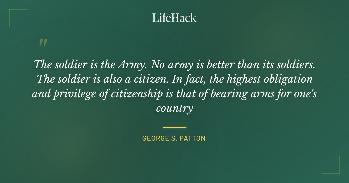 Quote by George S. Patton