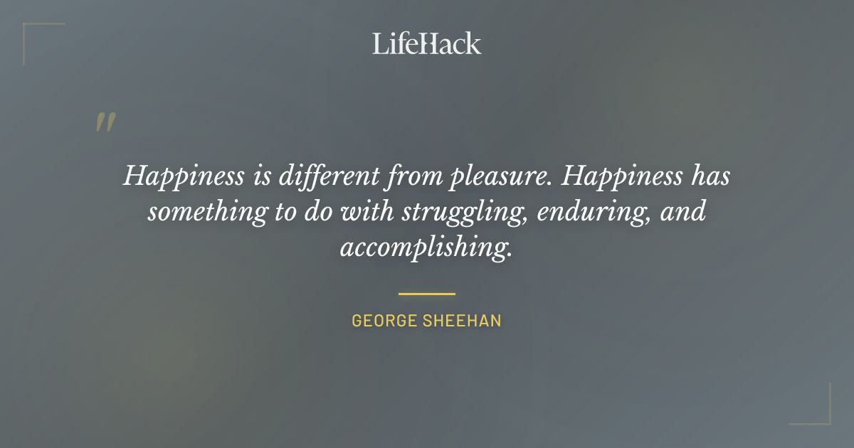 Quote by George Sheehan