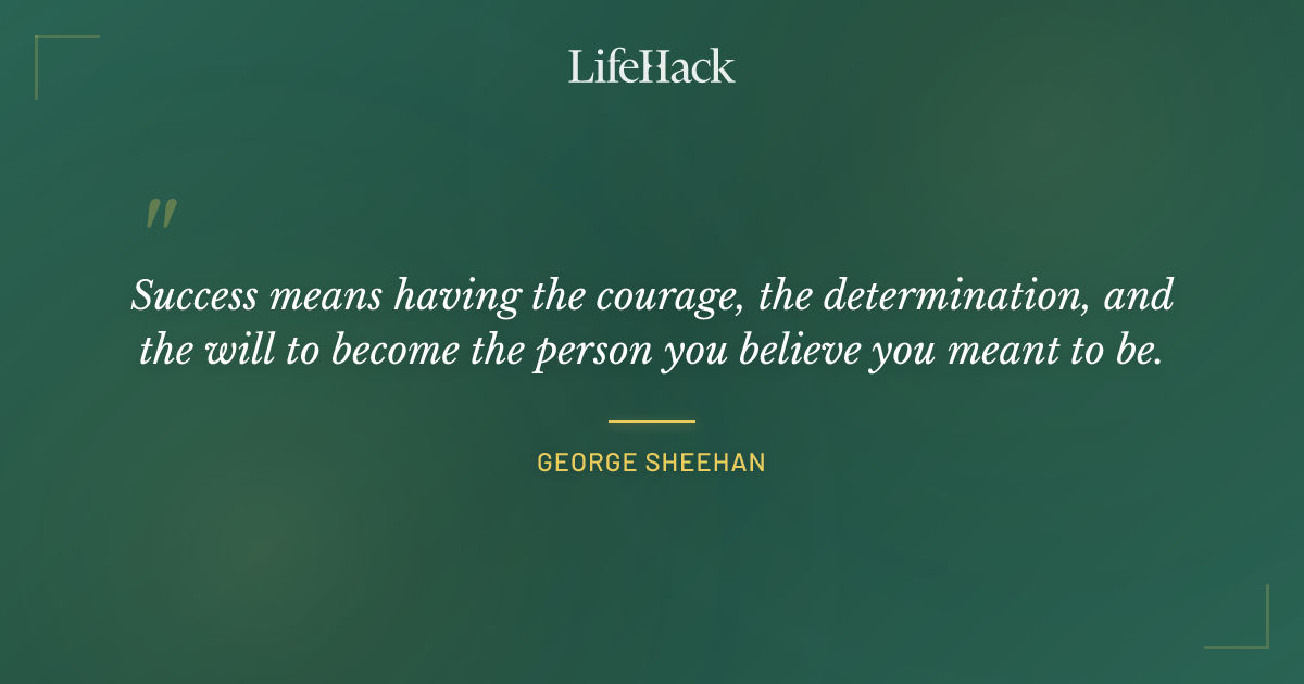 Quote by George Sheehan
