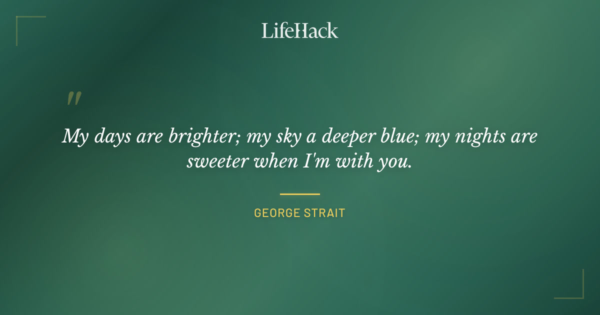 Quote by George Strait