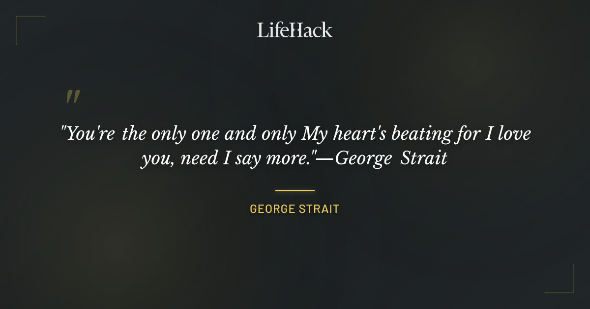 Quote by George Strait