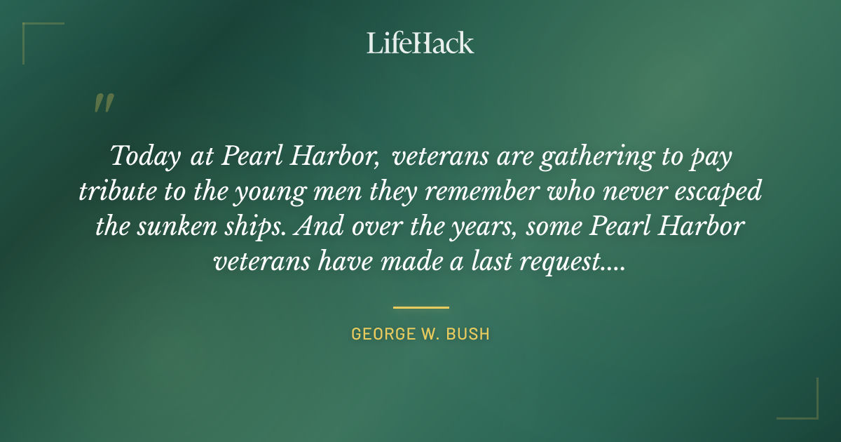Quote by George W. Bush