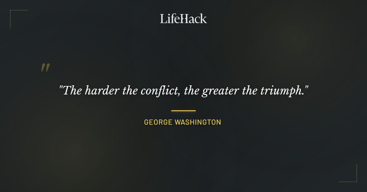 Quote by George Washington
