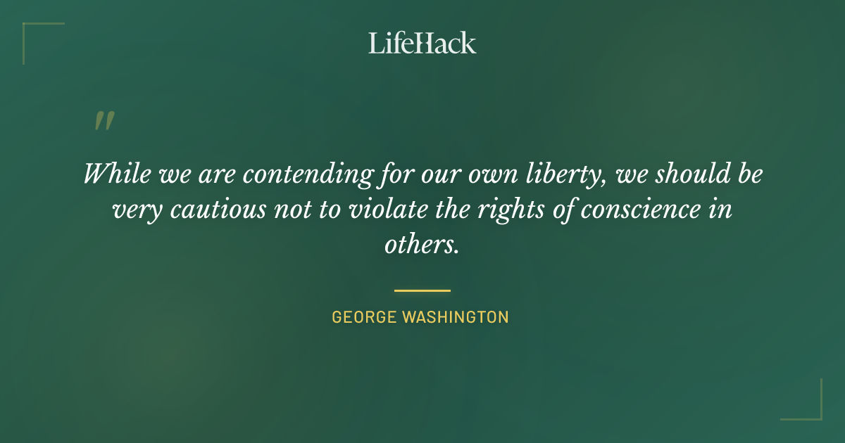 Quote by George Washington