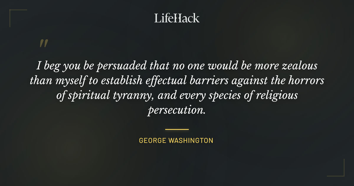 Quote by George Washington