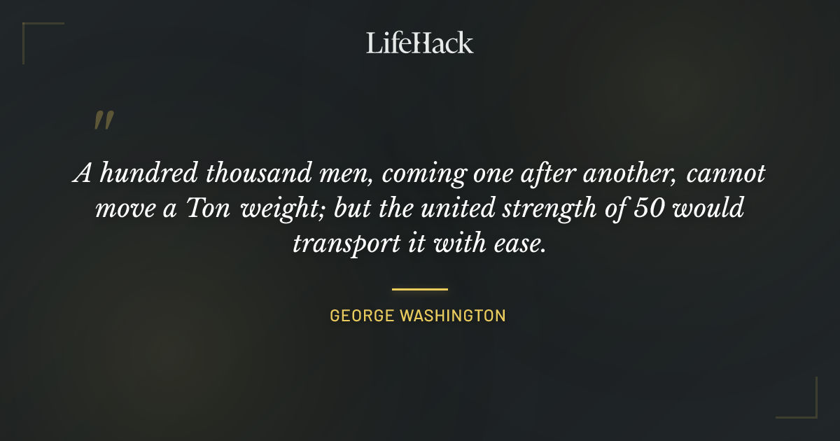Quote by George Washington