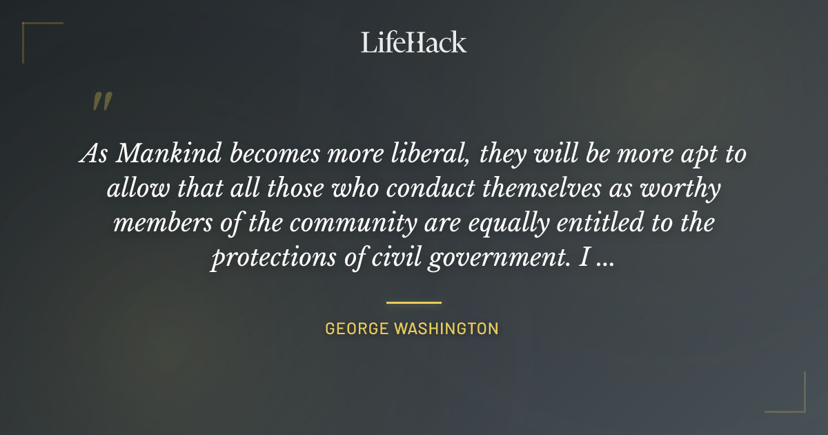 Quote by George Washington