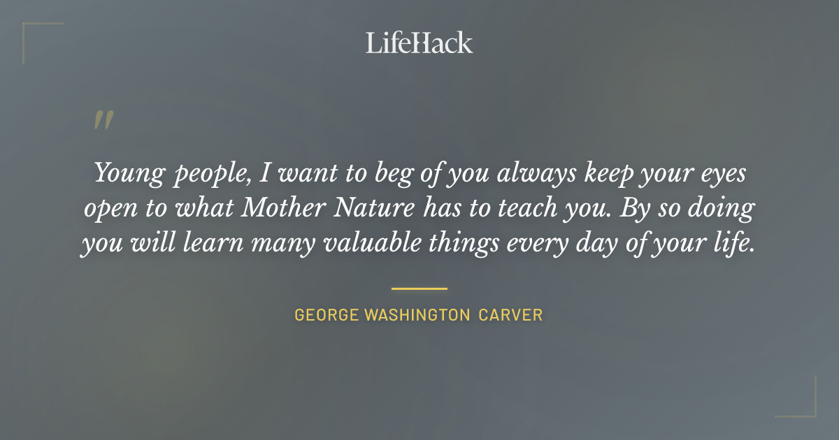 Quote by George Washington Carver