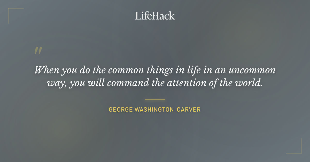 Quote by George Washington Carver