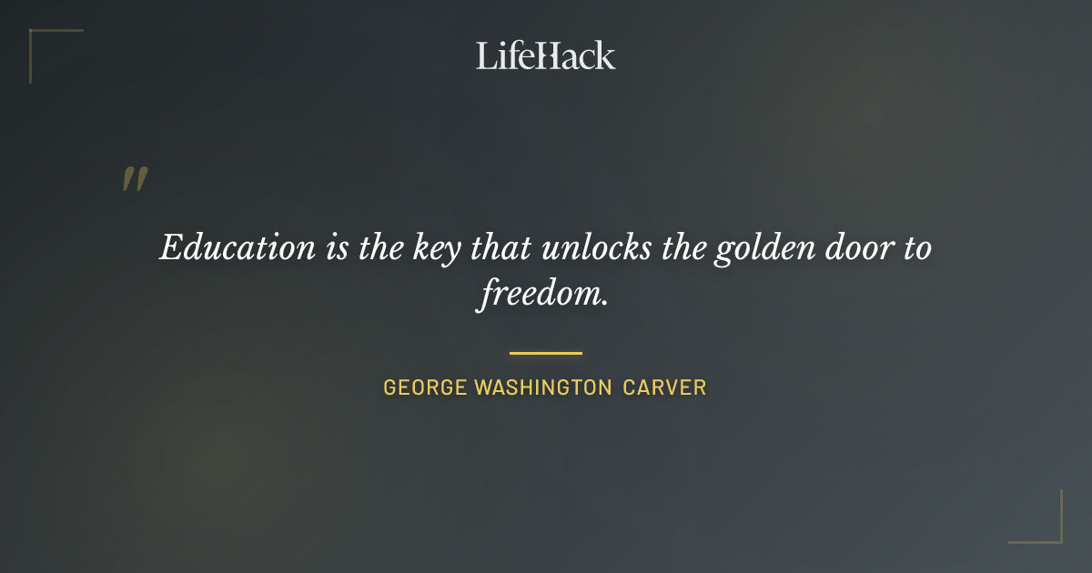 Quote by George Washington Carver