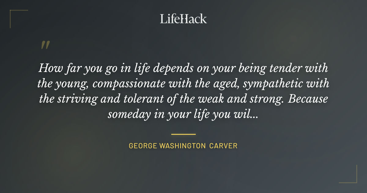 Quote by George Washington Carver