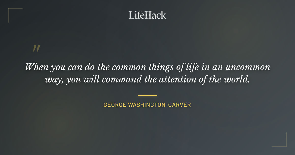 Quote by George Washington Carver