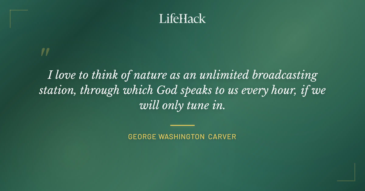 Quote by George Washington Carver