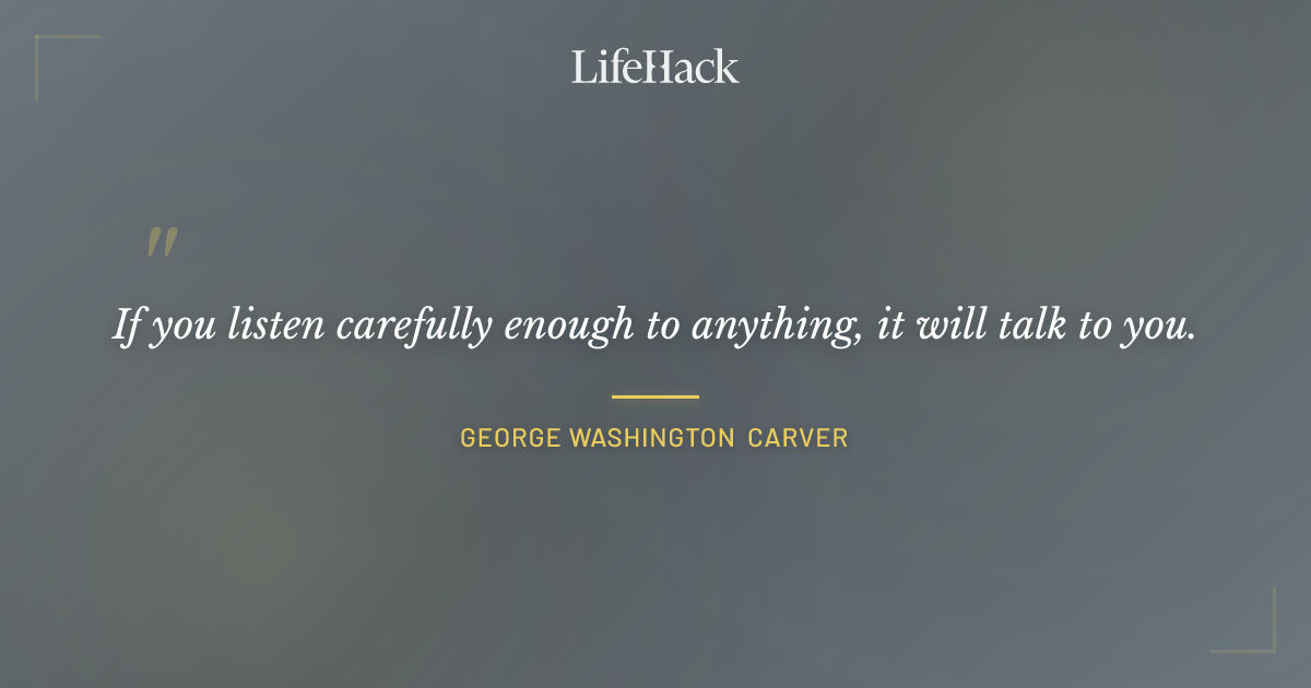 Quote by George Washington Carver
