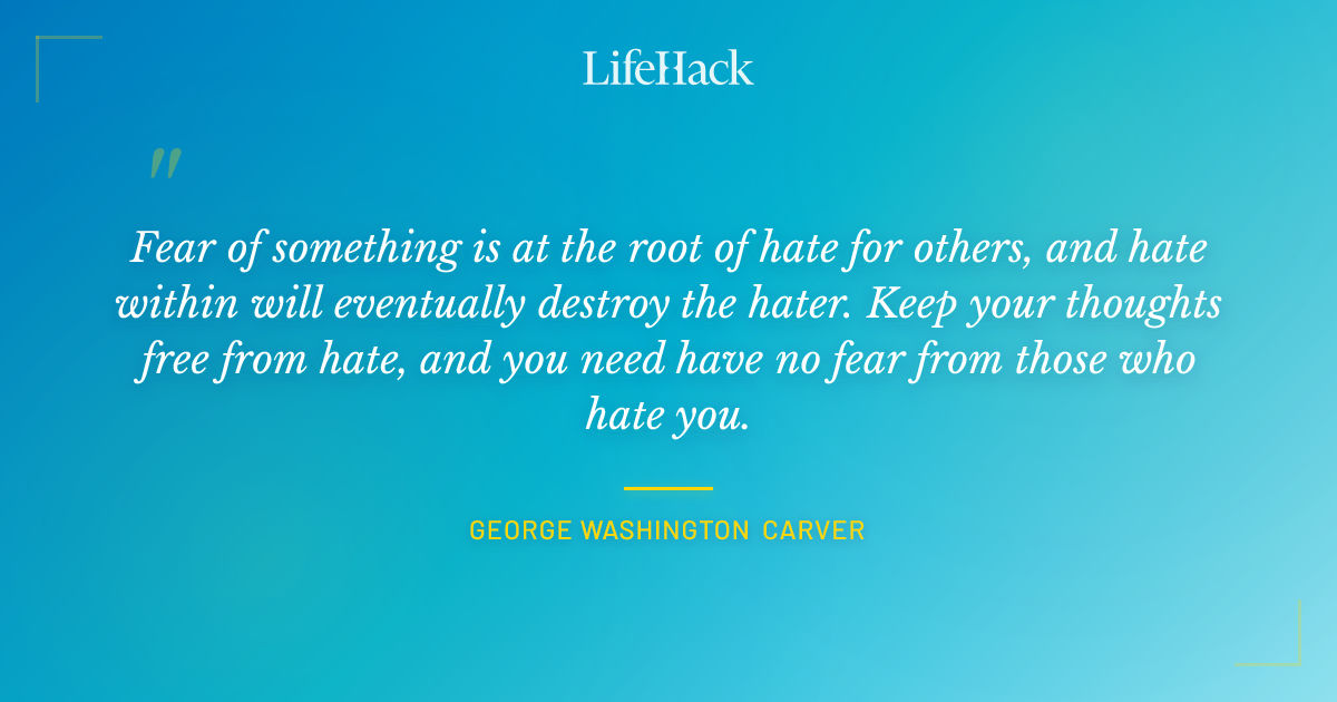 Quote by George Washington Carver