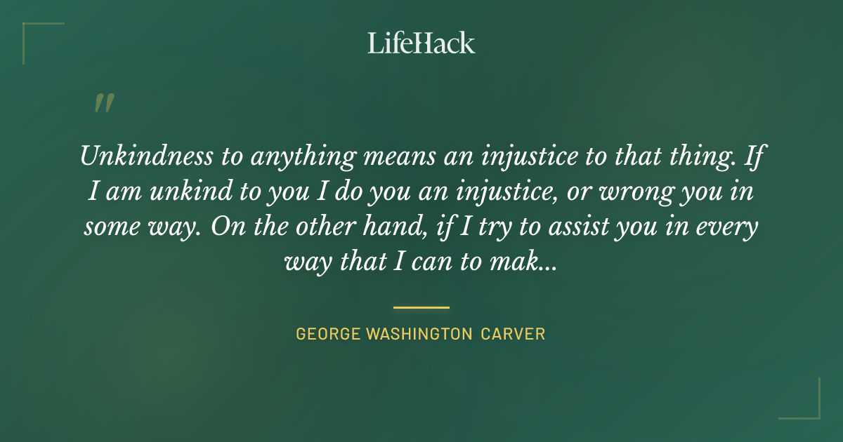 Quote by George Washington Carver